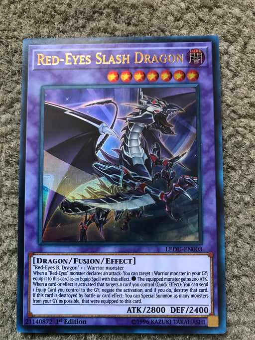 RED-EYES SLASH DRAGON - ULTRA - LEDU-EN003 - 1ST