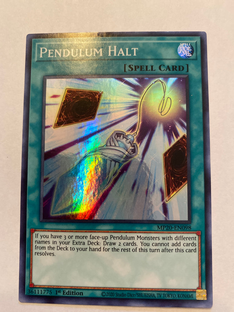 Pendulum Halt / Super - MP20-EN098- 1st