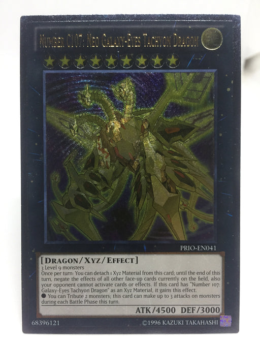 Number C107: Neo Galaxy-Eyes Tachyon Dragon / Ultimate - PRIO-EN041