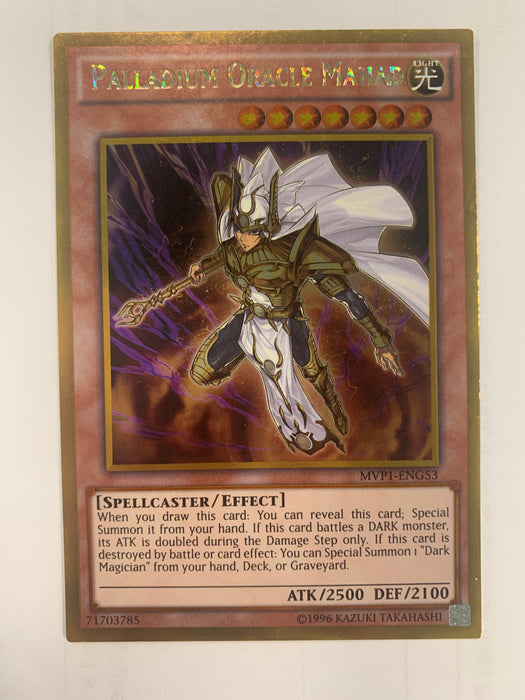 Palladium Oracle Mahad - Gold Rare - MVP1-ENG53 Transcend Cards Palladium Oracle Mahad - Gold Rare - MVP1-ENG53 Transcend Cards