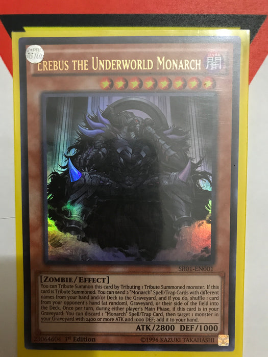 Erebus the Underworld Monarch - Ultra - SR01-EN001 - 1st
