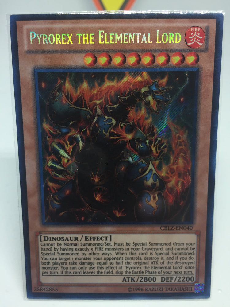 Pyrorex the Elemental Lord - Secret - CBLZ-EN040