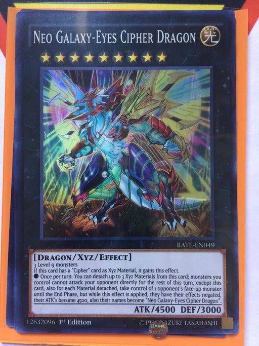 Neo Galaxy-Eyes Cipher Dragon / Super - RATE-EN049 - 1st