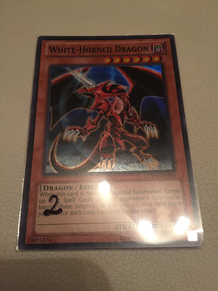 White-Horned Dragon - Super - LCYW-EN164