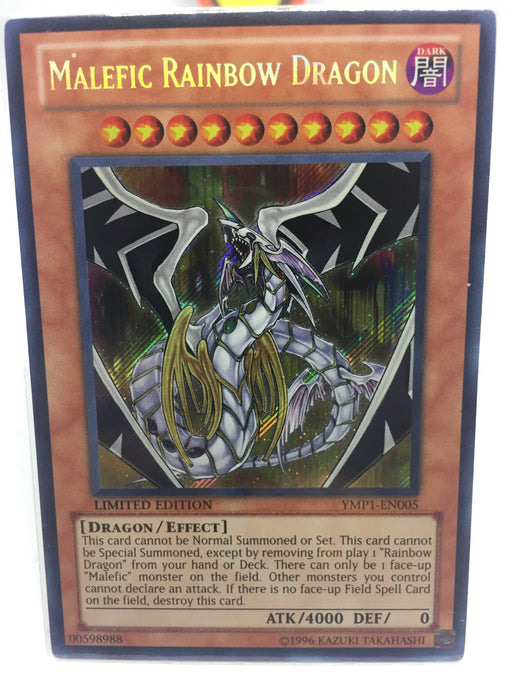 Malefic Rainbow Dragon - Secret - YMP1-EN005 - Lim