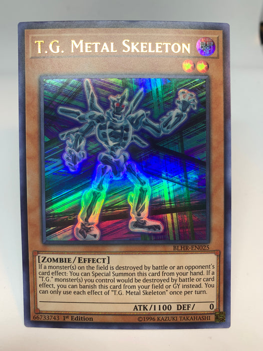 Yugioh!T.G. Metal Skeleton / Ultra - BLHR-EN025 - 1st Transcend Cards Yugioh!T.G. Metal Skeleton / Ultra - BLHR-EN025 - 1st Transcend Cards