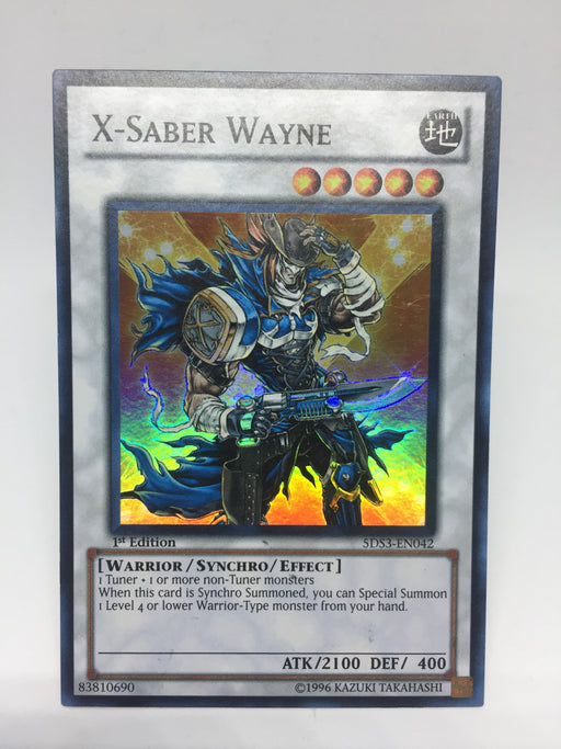 X-Saber Wayne / Super - 5DS3-EN042 - 1st