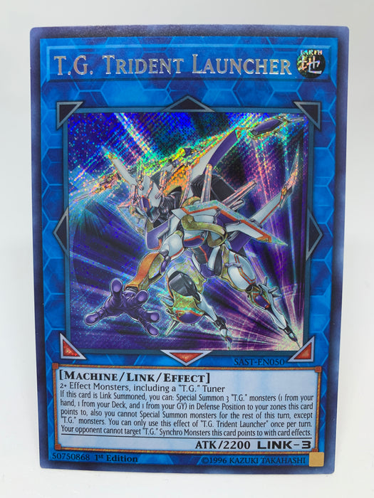 Yugioh! T.G.Trident Launcher / Secret - SAST-EN050 - 1st Transcend Cards Yugioh! T.G.Trident Launcher / Secret - SAST-EN050 - 1st Transcend Cards