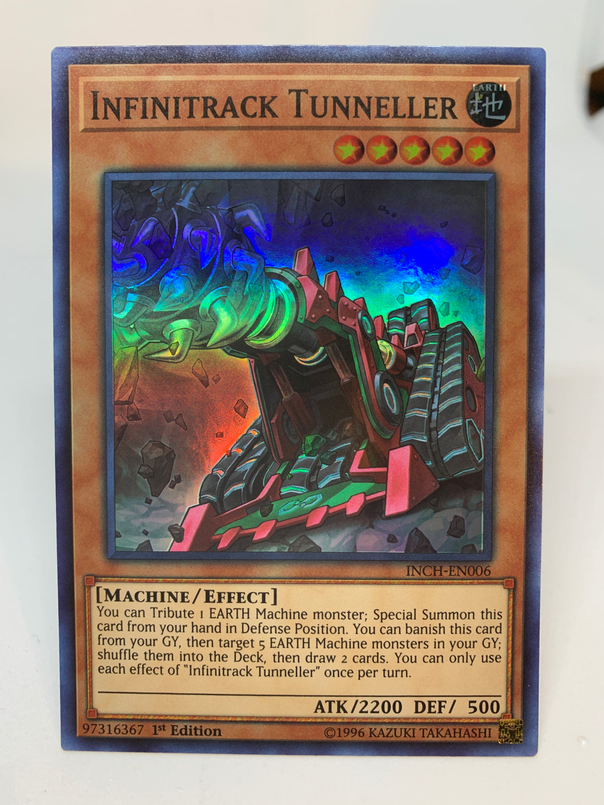 Yugioh! Infinitrack Tunneller / Super - INCH-EN006