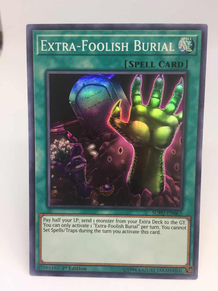 Extra-Foolish Burial / Super Rare - SOFU-EN065 - 1st