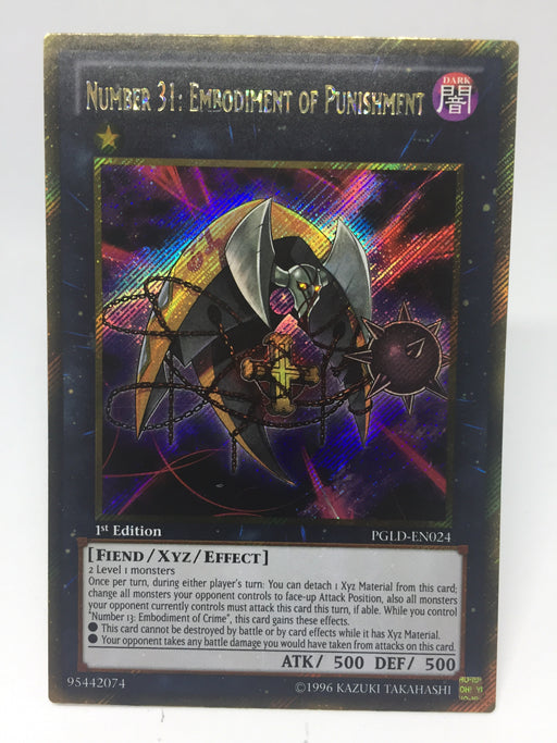 Number 31: Embodiment of Punishment / Gold Secret - PGLD-EN024 - 1st