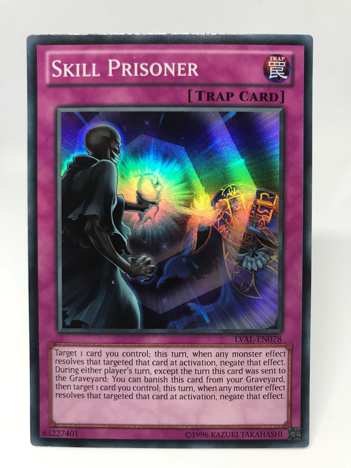 Skill Prisoner - LVAL-EN078 - Super Rare - 1st Edition NM Yugioh Legacy