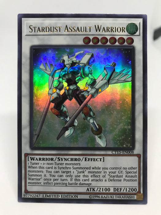 Stardust Assault Warrior / Ultra - CT15-EN008 - Lim