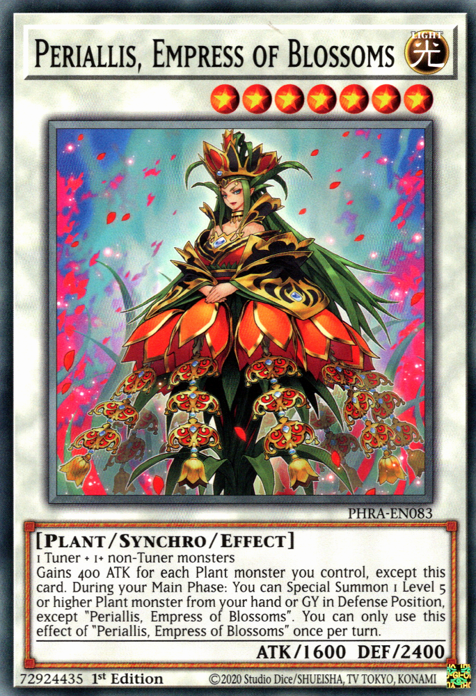 Yugioh Periallis, Empress of Blossoms / Common - PHRA-EN083 - 1st