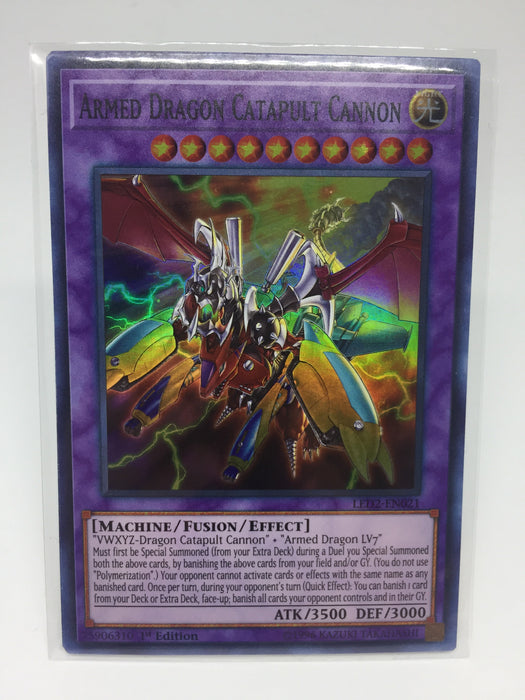 yugioh armed dragon catapult cannon deck Yugioh! Armed Dragon Catapult Cannon - Super - LED2-EN021