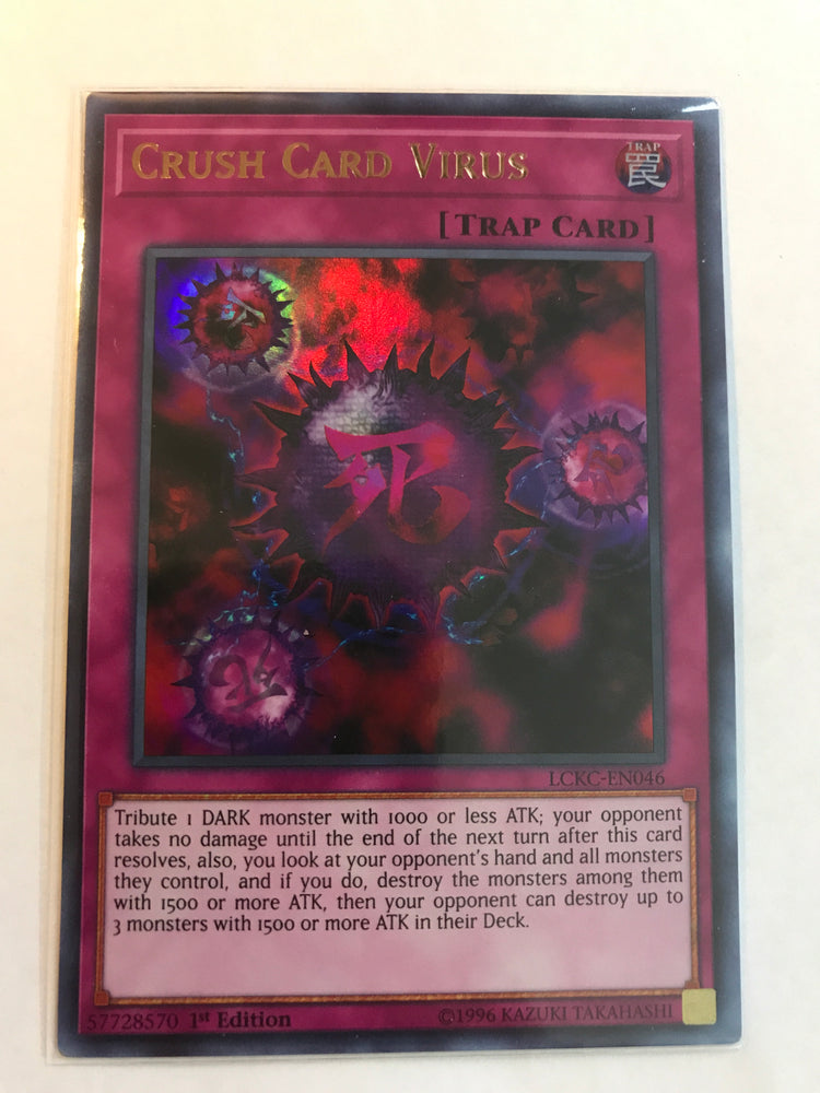 Crush Card Virus (alt. art) - Ultra - LCKC-EN046 - 1st