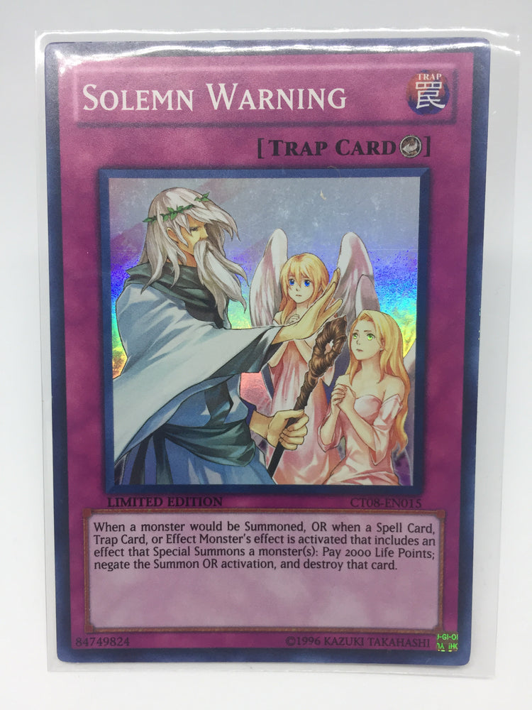 Solemn Warning / Super - CT08-EN015 - Lim