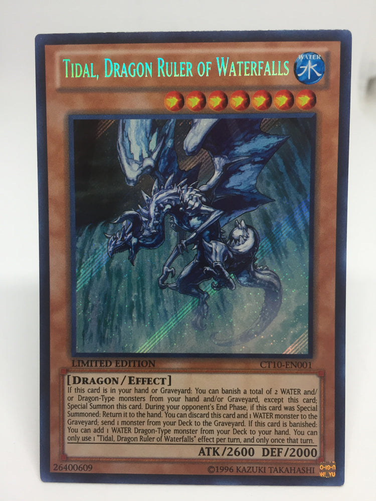 Tidal, Dragon Ruler of Waterfalls / Secret - CT10-EN001 - Lim