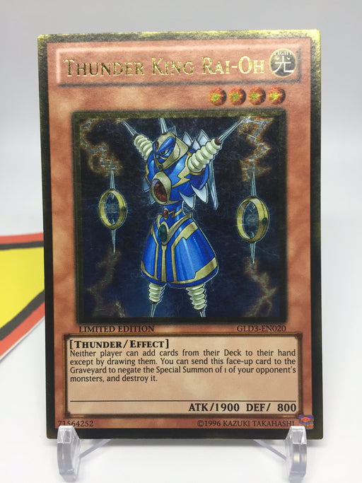 Thunder King Rai-Oh - Gold - GLD3-EN020 - Lim