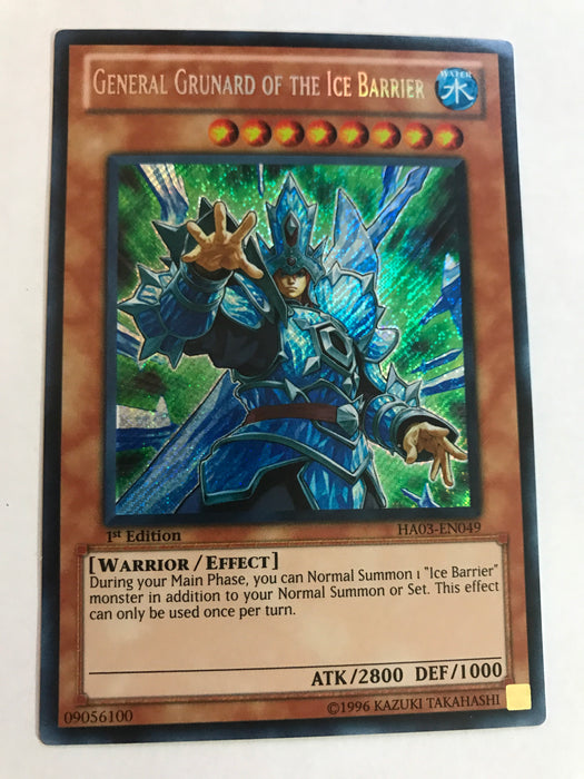 General Grunard of the Ice Barrier - Secret - HA03-EN049 - 1st