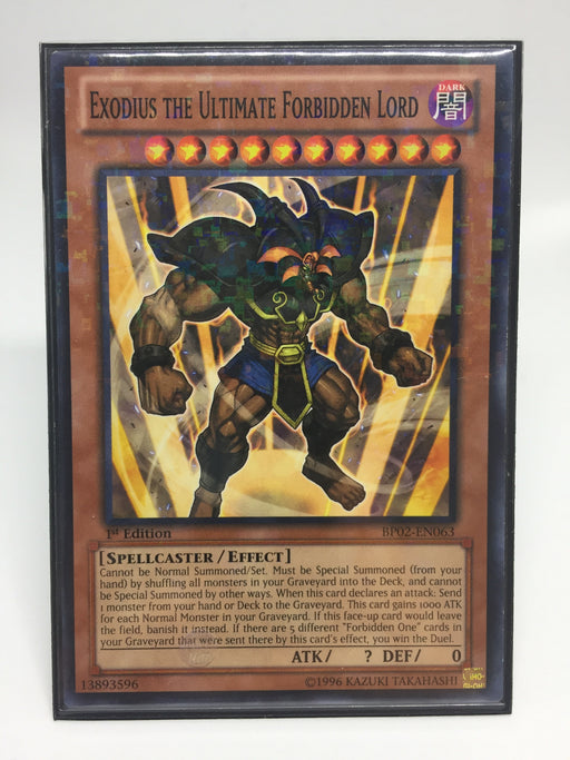 Exodius the Ulimate Forbidden Lord / Mosaic Rare - BP02-EN063 - 1st