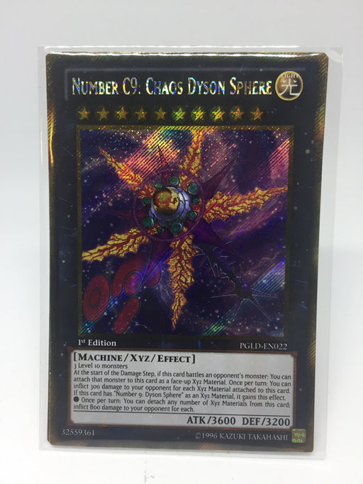 Number C9: Chaos Dyson Sphere / Gold Secret - PGLD-EN022 - 1st