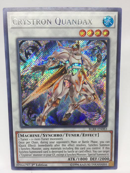 Crystron Quandax / Secret - BLRR-EN083 - 1st