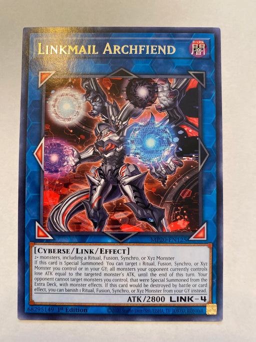 Linkmail Archfiend / Rare - MP20-EN125- 1st