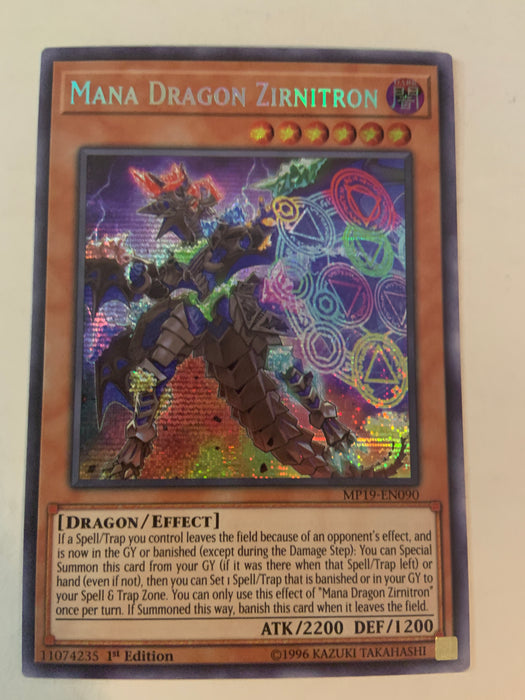 Mana Dragon Zirnitron / Prismatic Secret - MP19-EN090 - 1st