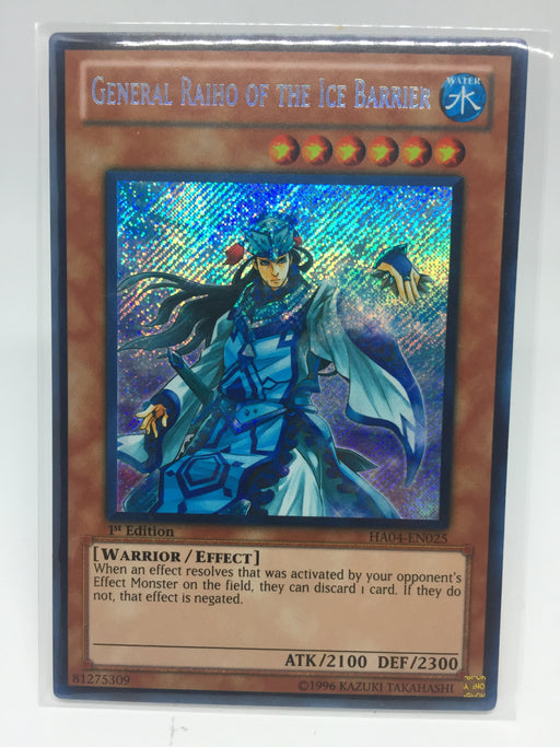 General Raiho of the Ice Barrier / Secret - HA04-EN025 - 1st/unl