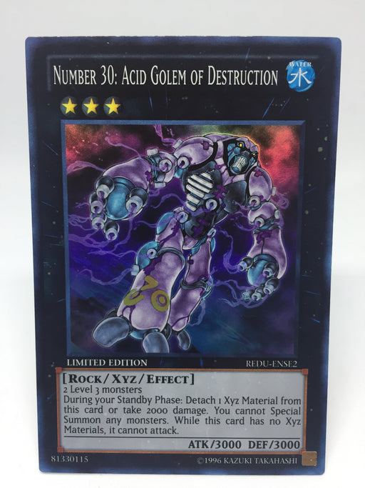 Number 30: Acid Golem of Destruction - Super - REDU-ENSE2 - Lim