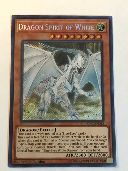 Dragon Spirit of White / Secret - LCKC-EN018 - 1st