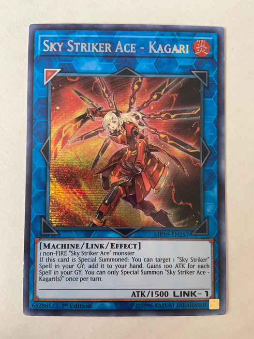 Sky Striker Ace - Kagari / Secret - MP19-EN257 - 1st