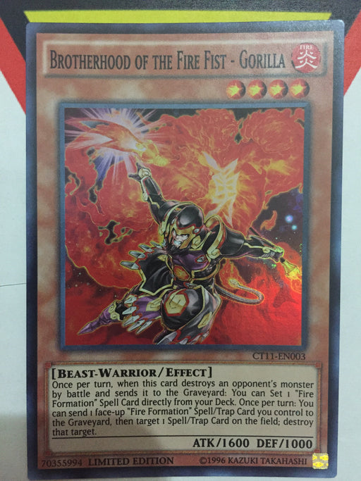 Brotherhood of the Fire Fist - Gorilla - Super - CT11-EN003 - Lim