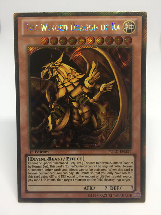 Yugioh The Winged Dragon of Ra / Gold Secret - PGLD-EN031 - 1st