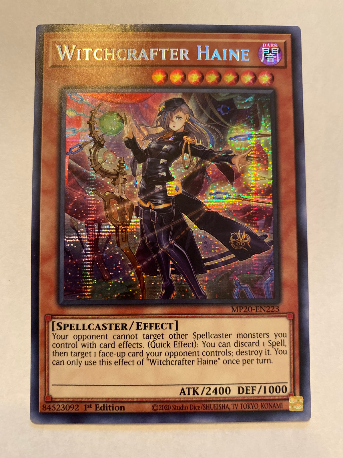 Witchcrafter Haine / Prismatic - MP20-EN223- 1st — Transcend Cards
