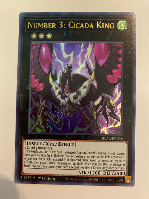 Number 3: Cicada King / Ultra - BLAR-EN028 - 1st