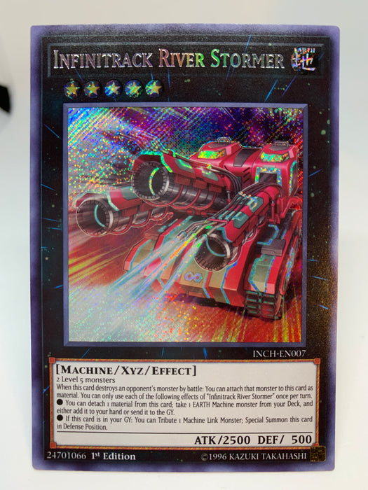 Yugioh! Infinitrack River Stormer / Secret - INCH-EN007 - 1st Transcend Cards Yugioh! Infinitrack River Stormer / Secret - INCH-EN007 - 1st Transcend Cards
