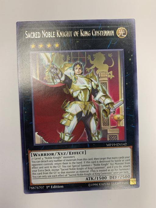 Sacred Noble Knight of King Custennin / Rare - MP19-EN142 - 1st