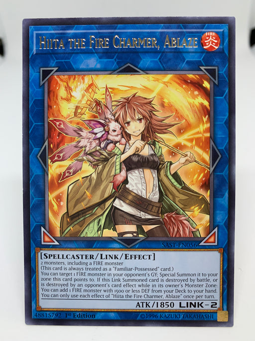 Hiita the Firen Charmer, Ablaze / Rare - SAST-EN056 - 1st