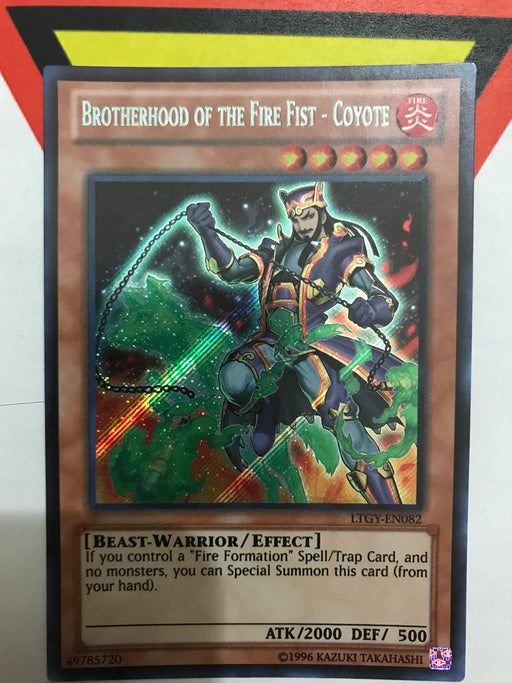 Brotherhood of the Fire Fist - Coyote - Secret - LTGY-EN082