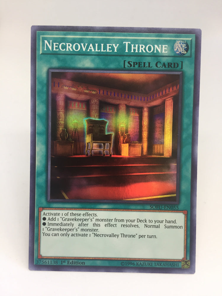 Necrovalley Throne / Super Rare - SOFU-EN055 - 1st