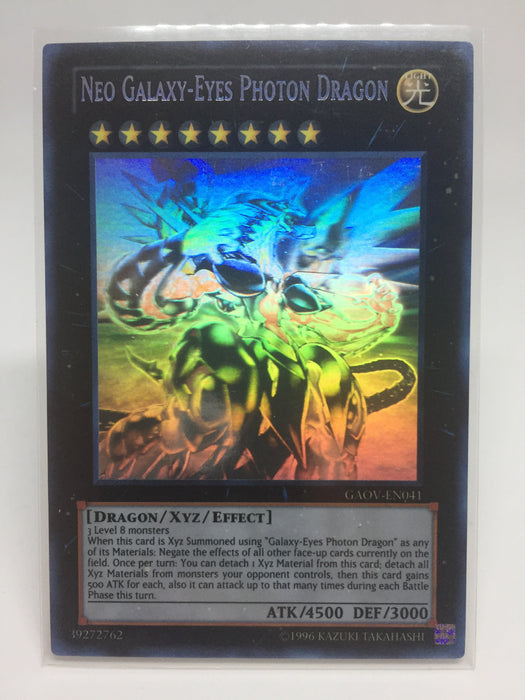 Neo Galaxy-Eyes Photon Dragon / Ghost - GAOV-EN041 Transcend Cards Neo Galaxy-Eyes Photon Dragon / Ghost - GAOV-EN041 Transcend Cards