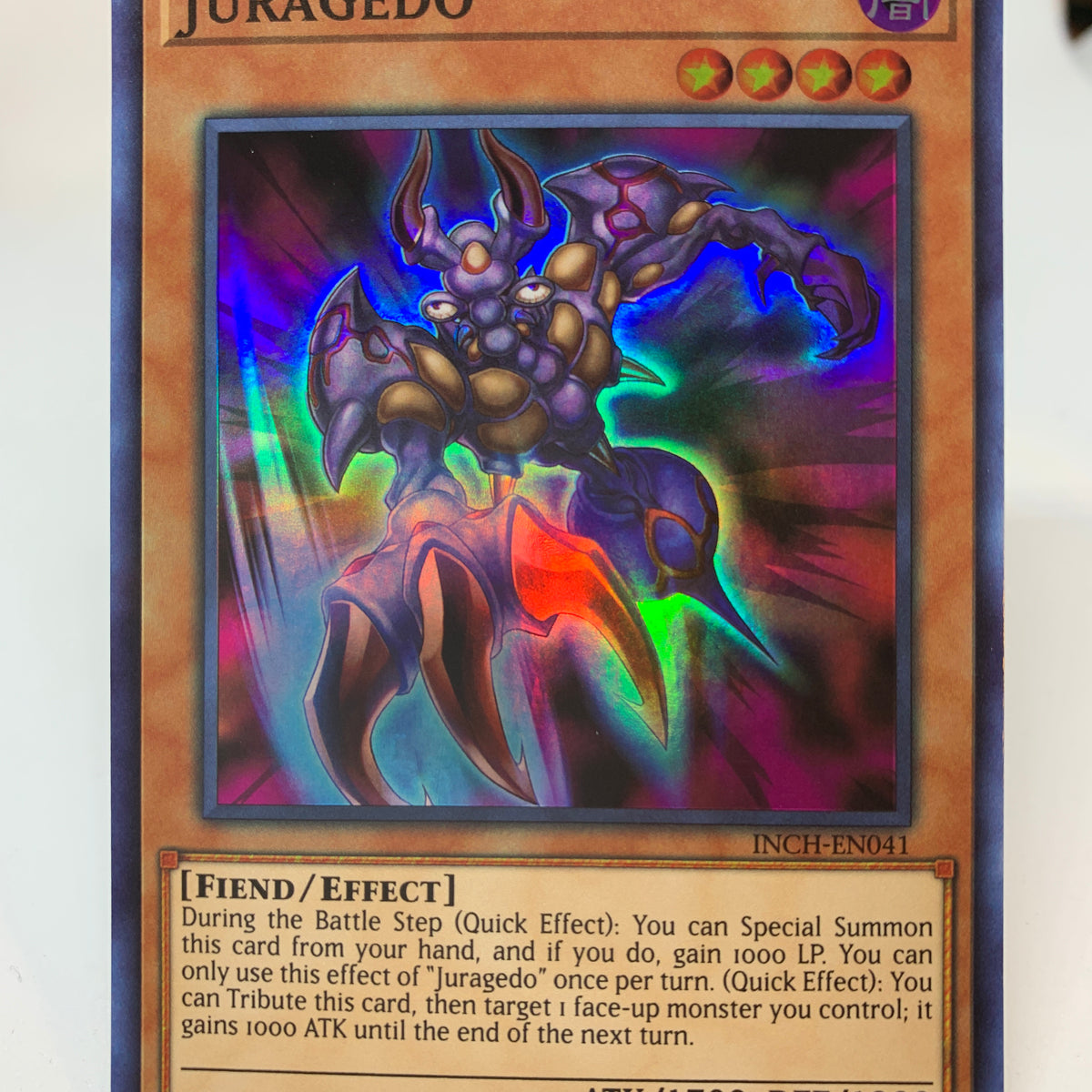 juragedo yugioh card Juragedo INCH-EN041 1st Edition Super Rare NM + BONUS