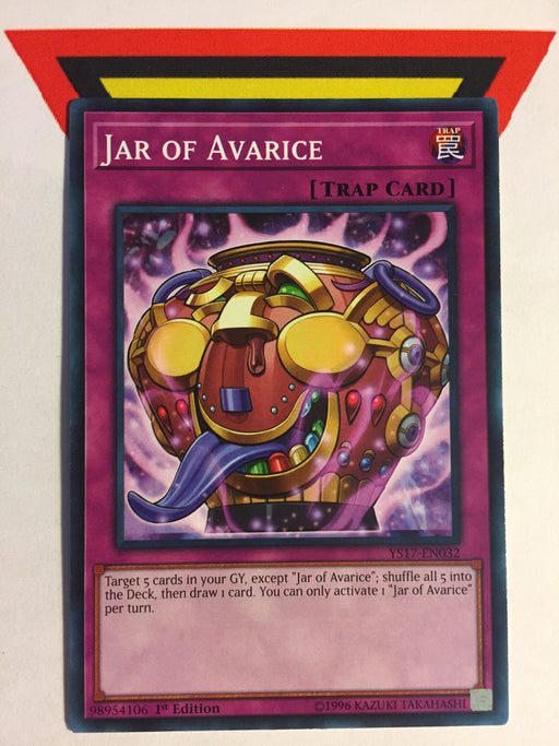 JAR OF AVARICE - COMMON - YS17-EN032 - 1ST