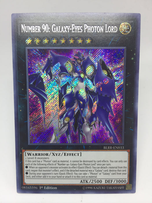 Number 90: Galaxy-Eyes Photon Lord / Secret - BLRR-EN033 - 1st