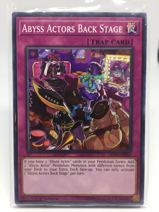 Abyss Actors Back Stage / Common - LED3-EN055 - 1st