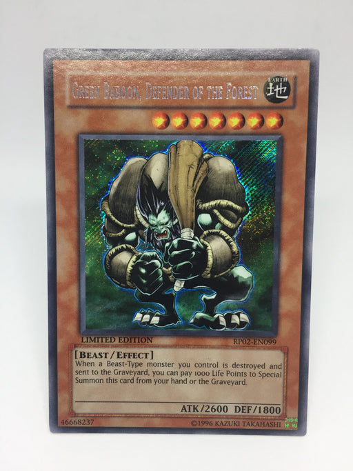 Green Baboon, Defender of the Forest / Secret - RP02-EN099 - Lim