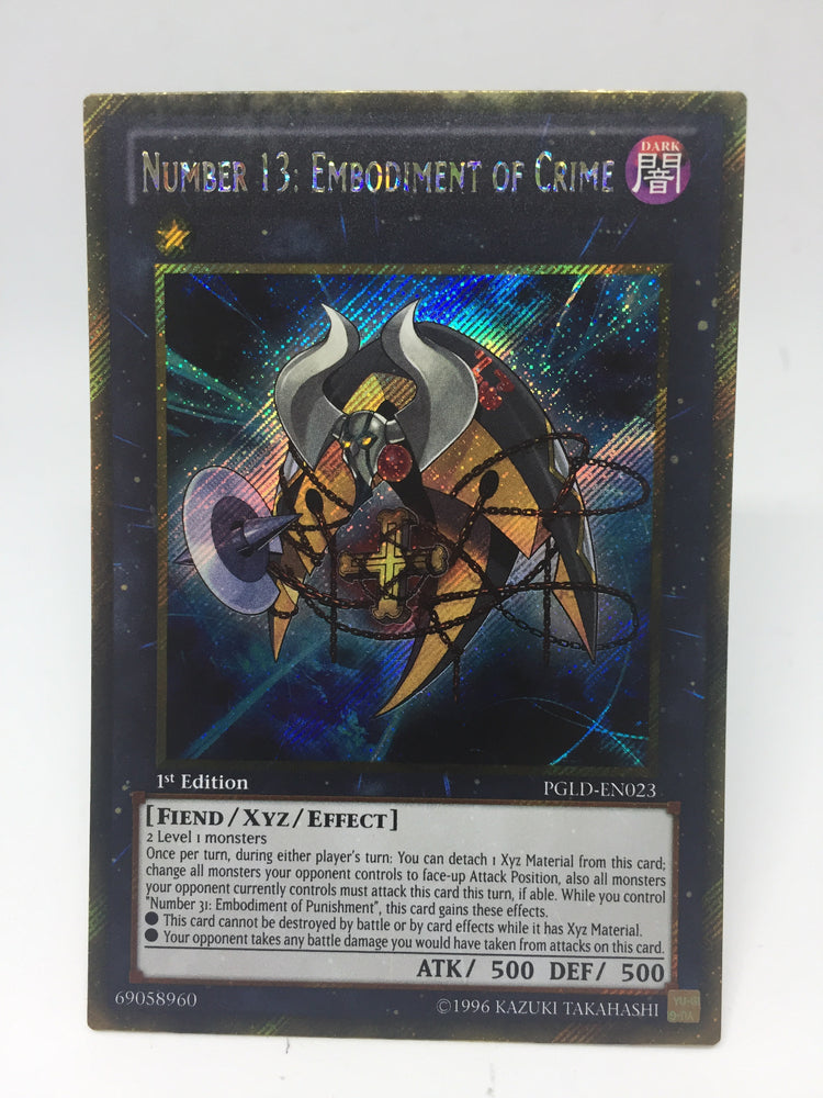 Number 13: Embodiment of Crime / Gold Secret - PGLD-EN023 - 1st