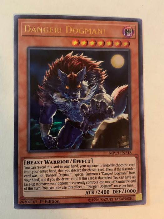 Danger! Dogman! / Ultra - MP19-EN218 - 1st